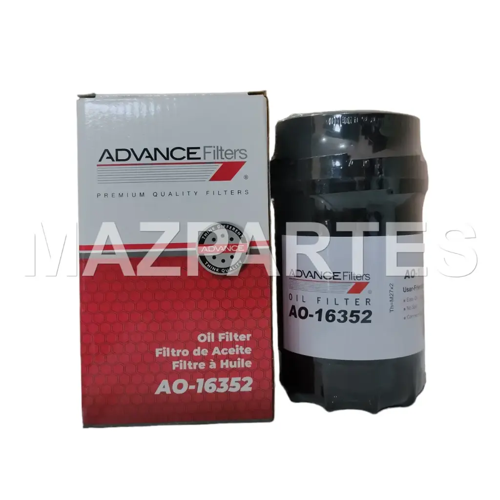 FILTRO ACEITE M27X2 JACK HFC 1083 3.8 TON FOTON AUMARK S 5