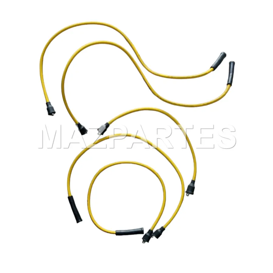 CABLES BUJIAS SAN REMO 1.6 83-96 CHEVETTE 78-84 8MM AMARILLO