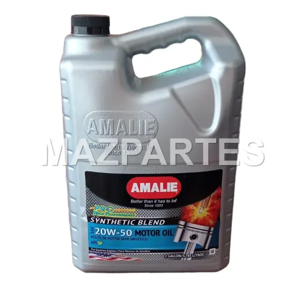 ACEITE MOTOR SAE 20W50 GALON PRO HIGH PERFOMANCE SYNTETIC BLEND SP 4/1