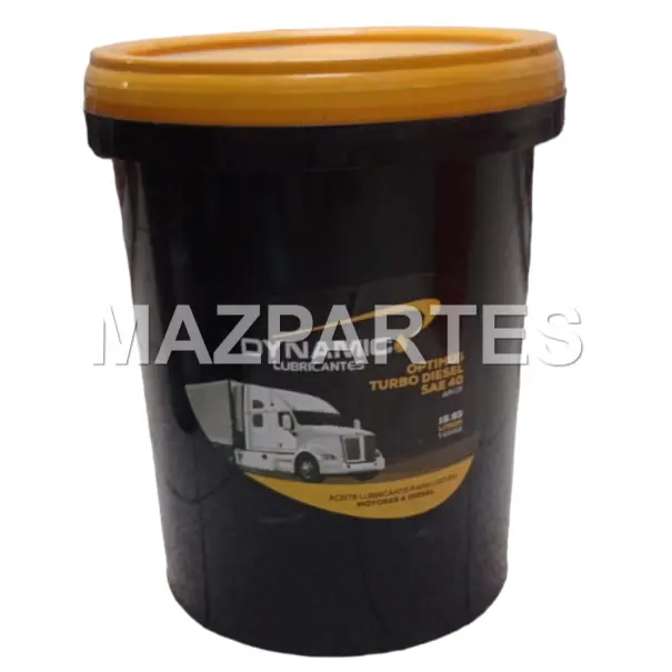 ACEITE MOTOR SAE 40 CANECA 5 GALONES OPTIMUS TURBO DIESEL CF-2
