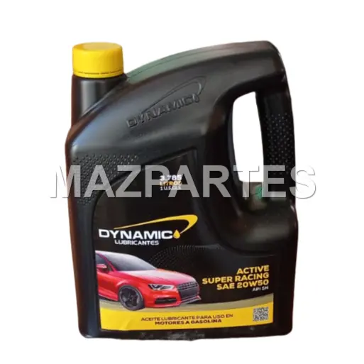 ACEITE MOTOR SAE 20W50 GALON ACTIVE SUPER RACING API SN 6/1