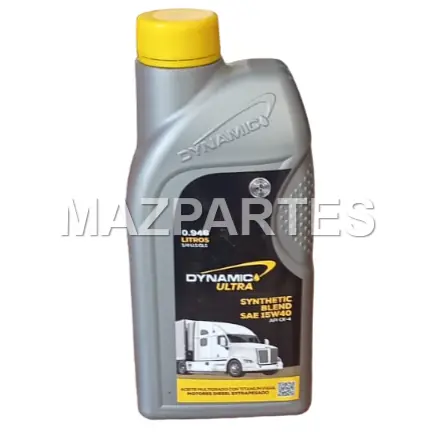 ACEITE MOTOR SAE 15W40 LITRO ULTRA SYNTHETIC BLEND CK-4 12/1