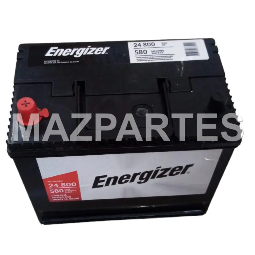 BATERIA 24800 12P CCA 580 80AMP 12V B2200 B2600 01-07 BT-50 2.2 2.6 08-16 HILUX 2.7 R120MIN