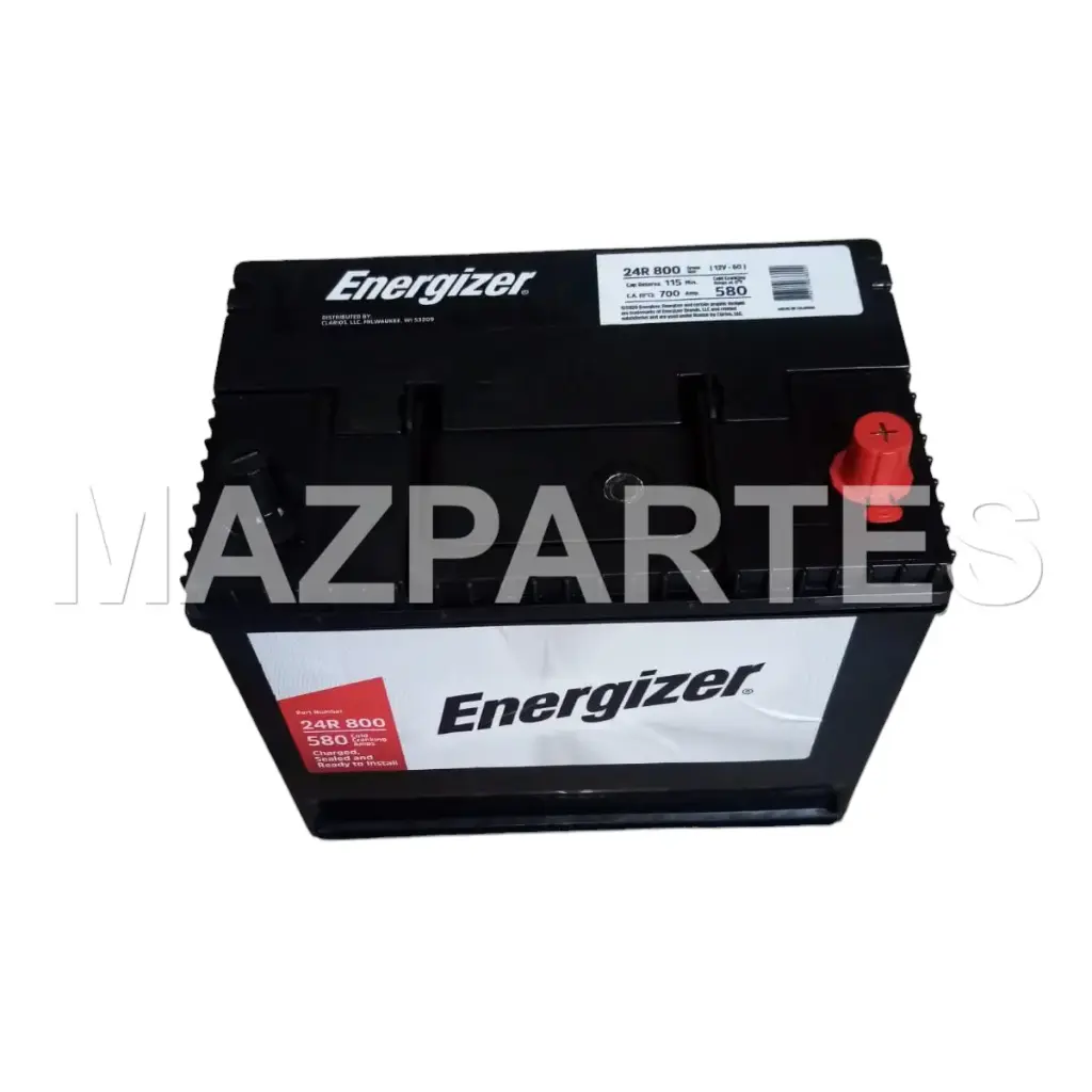 BATERIA 24R800 12P 580 CCA 12V MAZDA 3 ALLEGRO 1.6 LRG:260 ANCH:172 ALT:200
