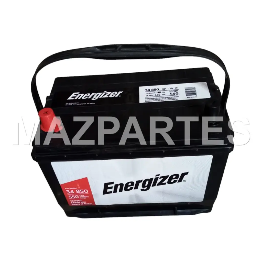BATERIA 34850 12P 550 CCA 12V LRG:260 ANCH:173 ALT:180
