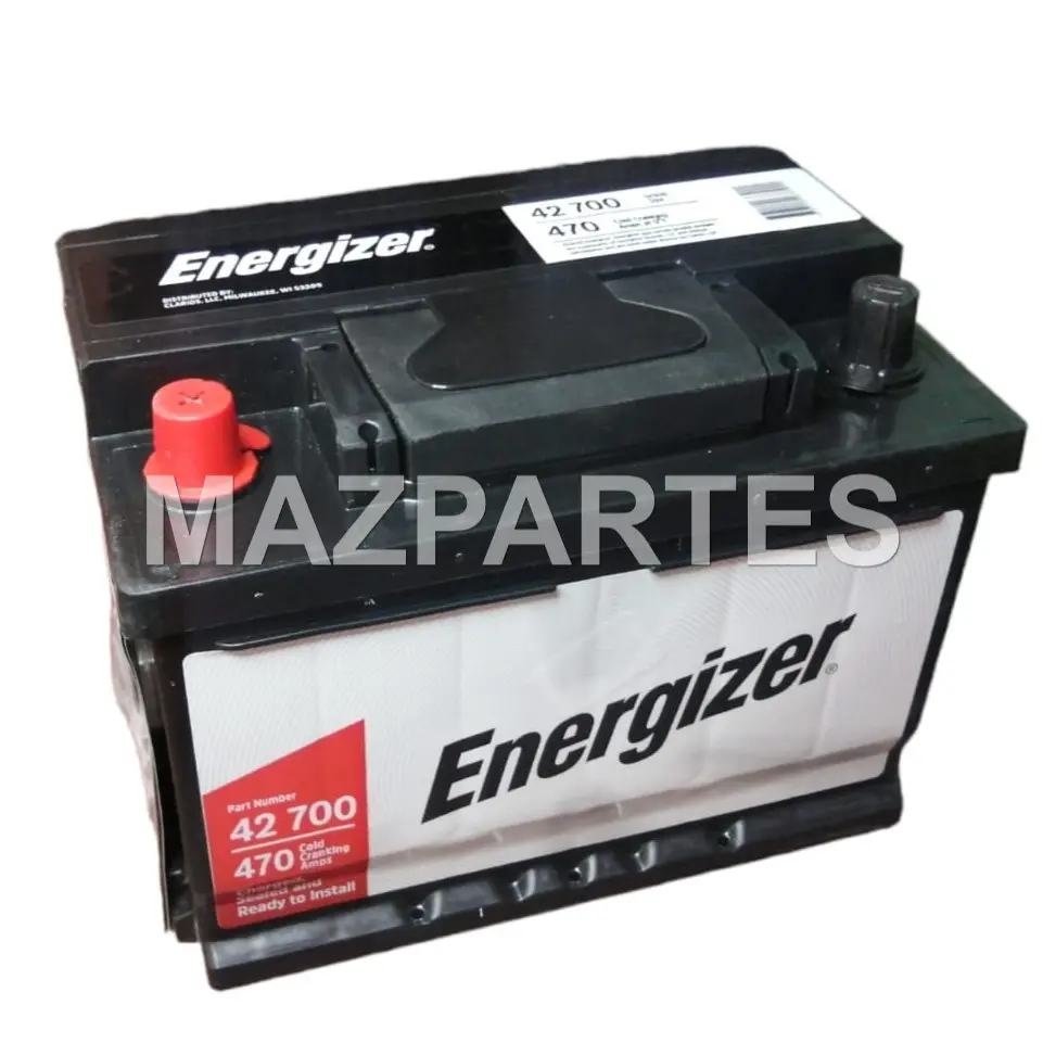 BATERIA 42700 11P CCA470 60AMP 12V ALLEGRO RIO AVEO LRG:242MM ANCH:175 ALT:175 RESERVA 80 MINUTOS
