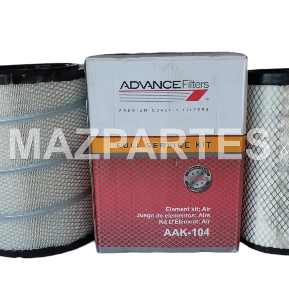 KIT FILTROS AIRE HINO 700 ZS MODELO 2841 AA1335-AA1336