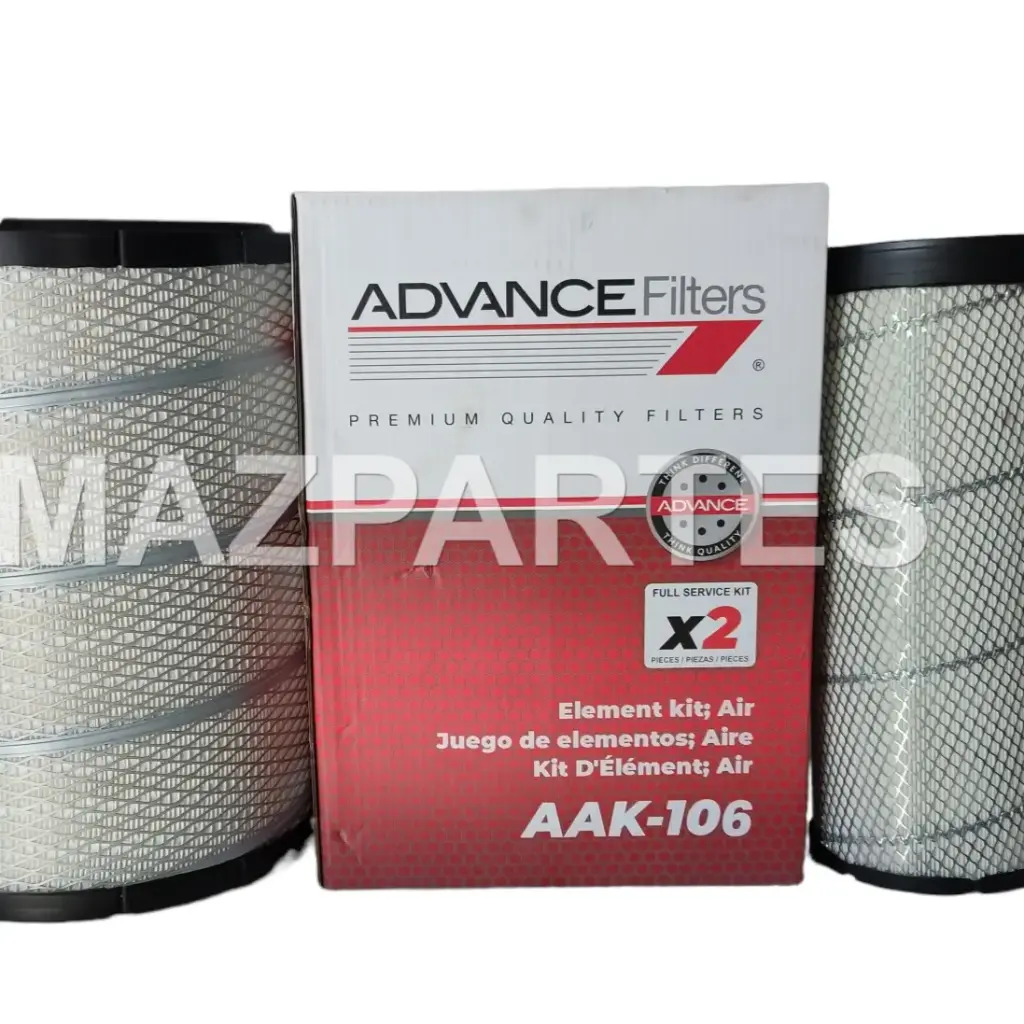 KIT FILTROS AIRE ISUZU FVR 11- AA6036-AA6037