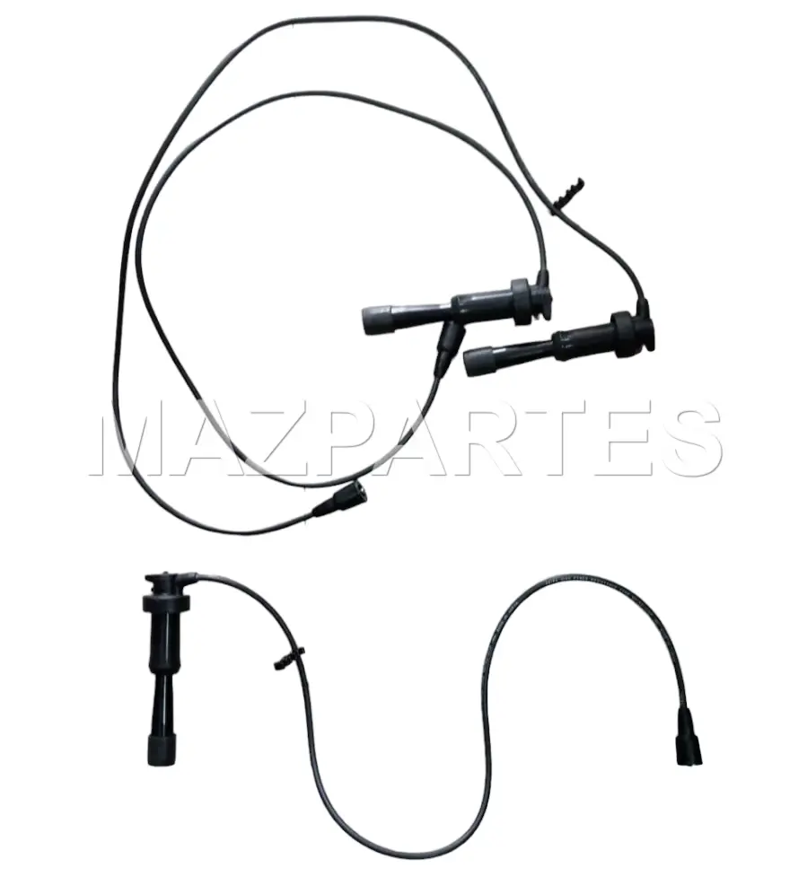 CABLES BUJIAS MONTERO 3.5 93-98 6G74 24V 3 CABLES 2 CAJAS EL JUEGO