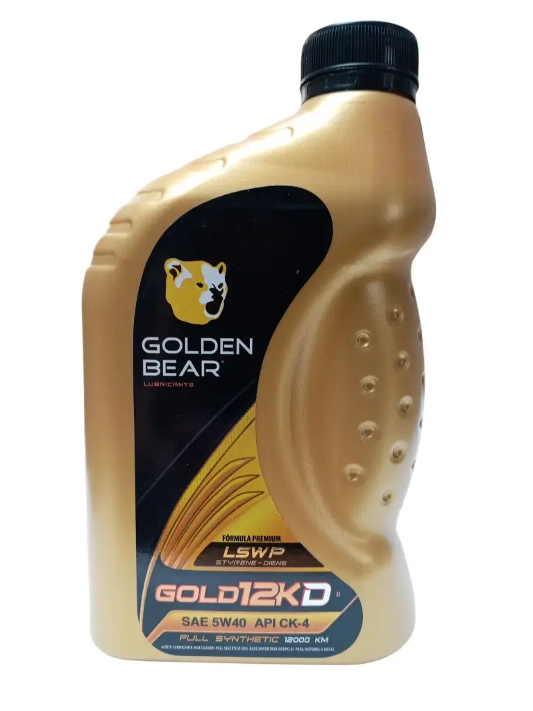 ACEITE MOTOR SAE 5W40 LITRO FULL SYNTHETIC GOLD12KD CK-4 12/1