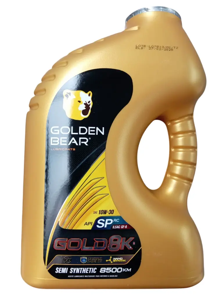 ACEITE MOTOR SAE 10W30 GALON SEMI SYNTHETIC GOLD8K SP 6/1