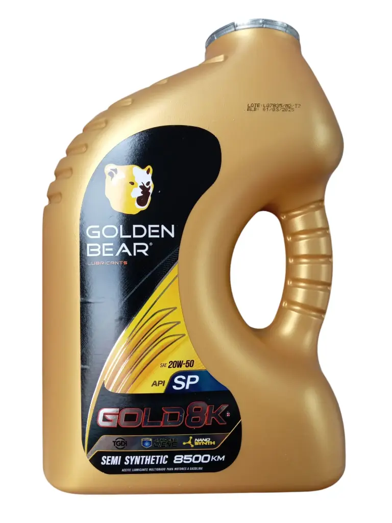 ACEITE MOTOR SAE 20W50 GALON SEMI SYNTHETIC GOLD8K SP 6/1
