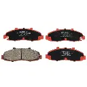 PASTILLAS FRENO DELT F-150 97-03 2 PEQUEÑAS ELEVACIONES SUPERIORES