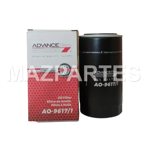 [AO-9617/1] FILTRO ACEITE M27X2 DAF LF55 DAY CAB CA PACCAR GR 184 6.7 DF140 DFM210 CARGO