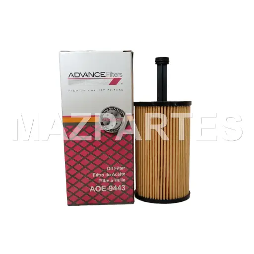 [AOE-9443] FILTRO ACEITE PEUGEOT 206 1.4 04-06 307 XSARA SX 1.6 01-04 C2 C3