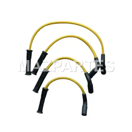 [319A] CABLES BUJIAS LOGAN 1.6 06-15 SANDERO 1.6 07-12 SYMBOL 1.4 1.6 98-06 KANGOO 1.4 1.6 01-15 8MM AMARILLO