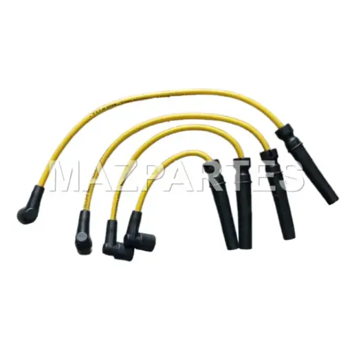 [676A] CABLES BUJIAS AVEO ACTIVO 1.4 07-09 1.6 09-12 EMOTION 1.6 08-19 8MM AMARILLO