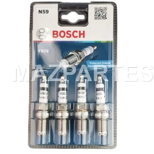 [FR78] BUJIAS SUPER 4 ELECTRODOS VITARA 1.6 ALLEGRO 0.9 5/8" 4 UND 10/1