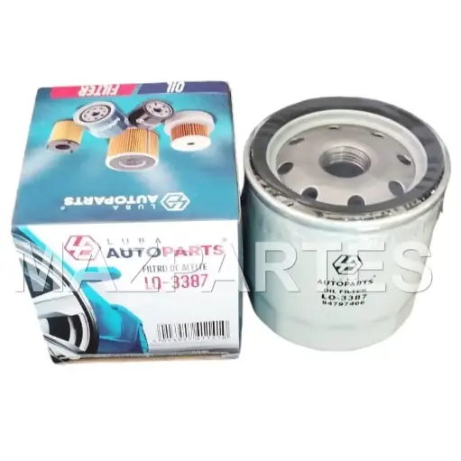 [LO-3387] FILTRO ACEITE M18X1.5 AVEO CORSA 96-07 LUV 00-04 D-MAX 2.4 06-16 OPTRA 1.8 04-13 SAN REMO 1.6 81-97
