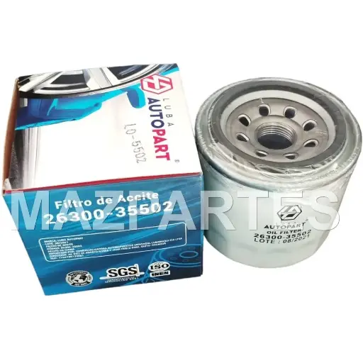 [LO-5502] FILTRO ACEITE M20X1.5 323 ALLEGRO 1.6 00-08 LUV V6 RODEO D-MAX 3.5 CIVIC ACCENT 12- SANTA FE 2.4 19- TUCSON 2.0 05-09