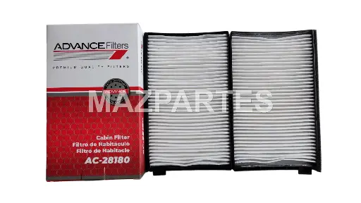 [AC-28180-2] FILTRO CABINA H1 2.5 08-14 TQ H350 2.5 19- 2 COMPONENTES