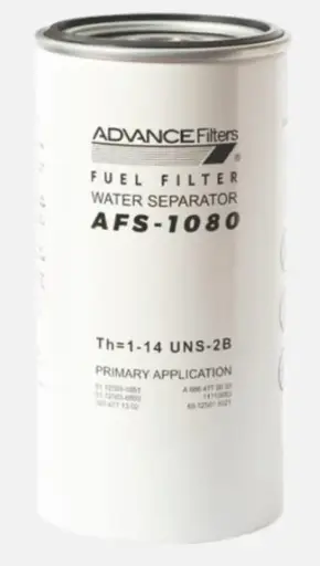 [AFS-1080] FILTRO COMBUSTIBLE 1-14 ISUZU CYZ FVZ MERCEDES BENZ ATEGO AXOR SWK1080 SIN VISOR