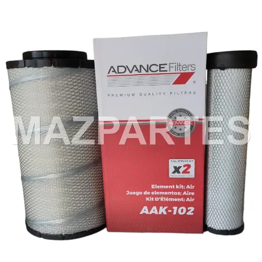 [AAK-102] KIT FILTROS AIRE HINO GH FG SERIE 500 AA-1325 AA-1330