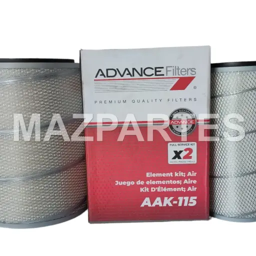 [AAK-115] KIT FILTROS AIRE ISUZU FVR FTR AA1013-AA7607