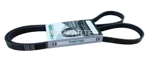 [5PK1755] BANDA ACCESORIOS ACANALADA MEGANE 1.6 8V SANDERO LOGAN