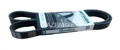 [6PK1300] BANDA ACCESORIOS ACANALADA MAZDA 3 2.0