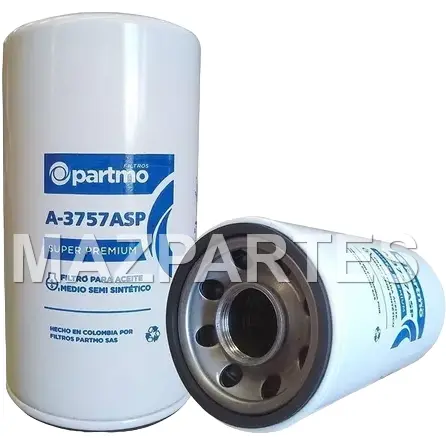 [A-3757ASP] FILTRO ACEITE 1 1/22"-12 ISUZU FTR FVR FSR INTERNATIONAL