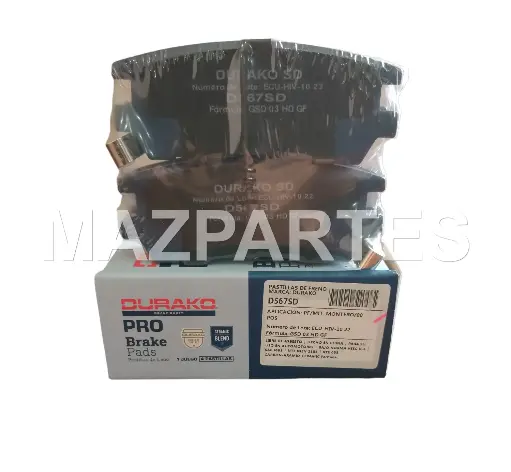 [D567SD] PASTILLAS FRENO POST MONTERO 92-00 SPORT 97-04 GT3000 SEMICERAMICA