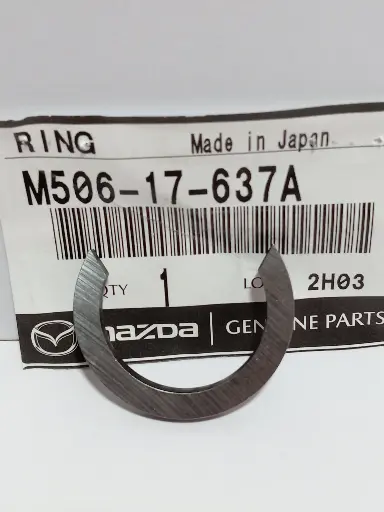 [M50617637A] ANILLO SEGURO CAJA CAMBIOS EJE FIJO MASA B2000 B2200 88-07 B2600 01-07 BT-50 2.2 2.6 08-16
