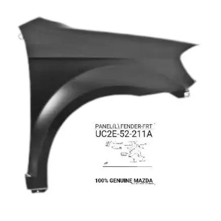 [UC2E52211A] GUARDAFANGO DELT LH BT-50 17-