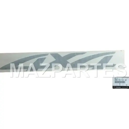 [UR61517214Z] EMBLEMA COSTADO BALDE "4X4" BT-50 08-16 GRIS