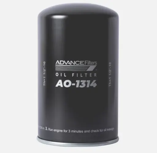 [AO-1314] FILTRO ACEITE 1 1/2-16 HINO GH GD FG AK EURO 3  20/1