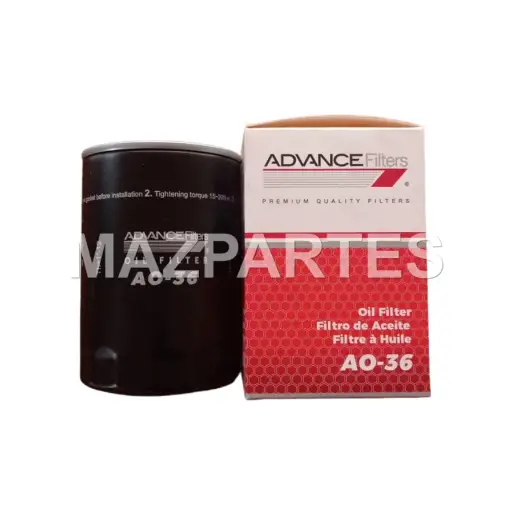 [AO-36] FILTRO ACEITE 1-12 JINBEI JHON DEERE FORD GOLDEN DRAGON